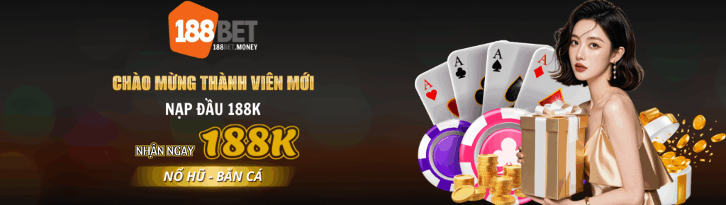 188BET Money ❤️ 188 BET ❤️ Link Nhà Cái 188BET Mới Nhất Tặng 188K 1 188Bet Banner