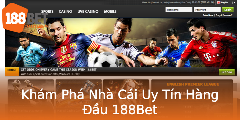 Khám Phá Nhà Cái Uy Tín Hàng Đầu 188Bet Khám Phá Nhà Cái Uy Tín Hàng Đầu 188Bet