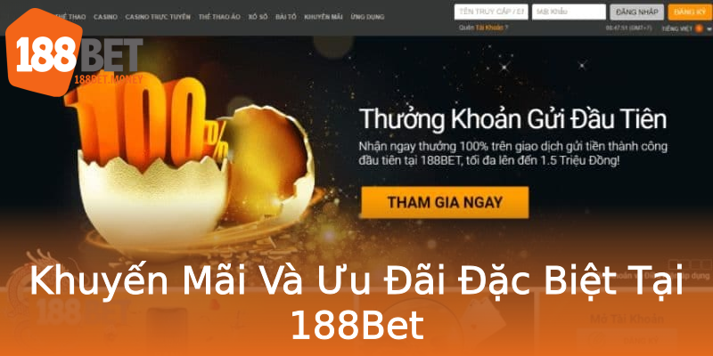 Khuyến Mãi Và Ưu Đãi Đặc Biệt Tại 188Bet Khuyến Mãi Và Ưu Đãi Đặc Biệt Tại 188Bet
